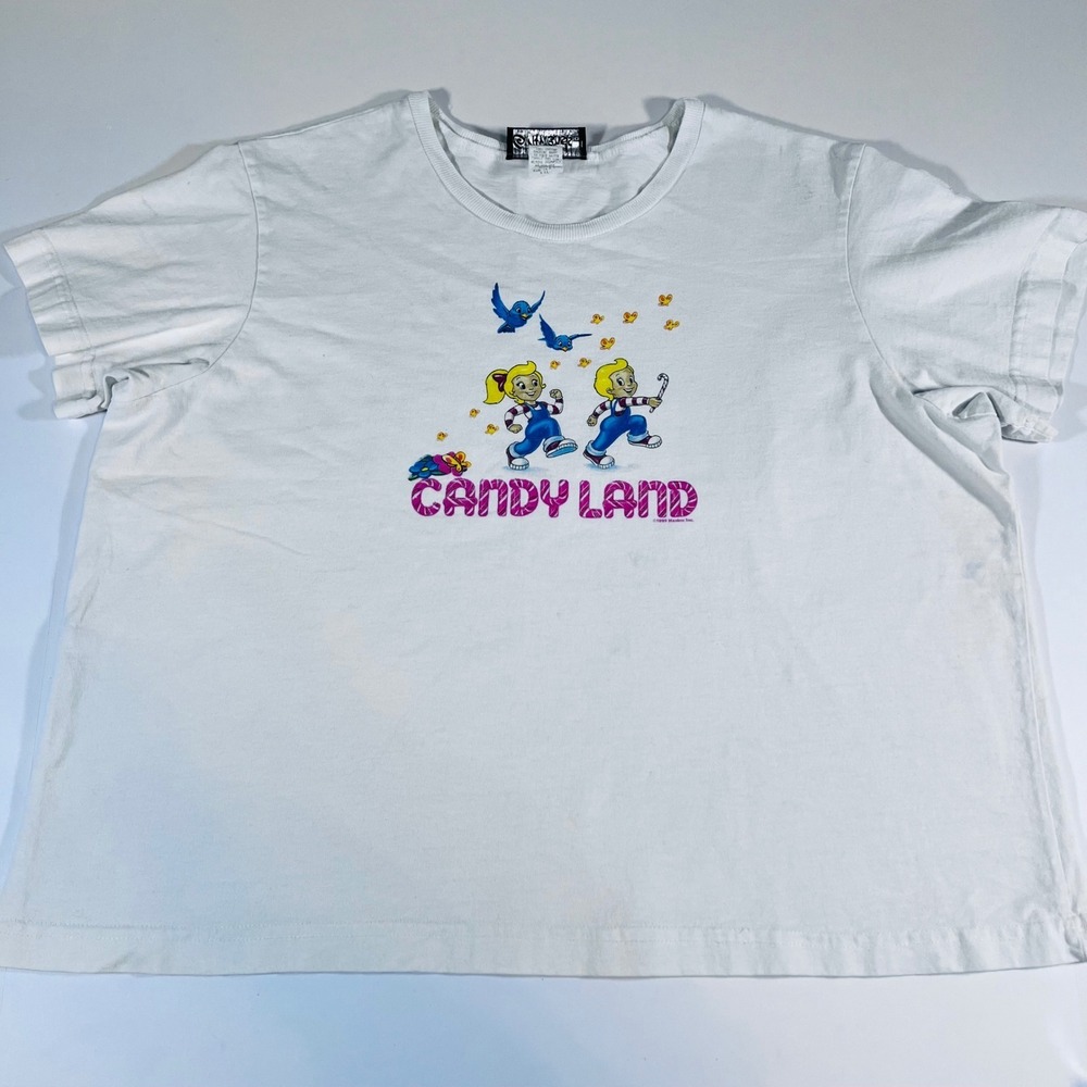 Vintage Candyland Hasbro‎ Graphic T Shirt USA Made XXL 1999